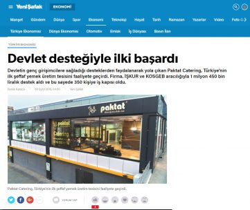 Türkiye’nin İlk Şeffaf Yemek Üretim Tesisi